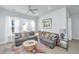 Spacious living room featuring a sectional sofa and large windows at 225 Witherspoon St, Summerville, SC 29486