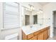 Bathroom with double vanity and large mirror at 234 Sea Lavender Ln, Summerville, SC 29486