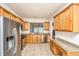 Kitchen with stainless steel appliances and granite countertops at 234 Sea Lavender Ln, Summerville, SC 29486