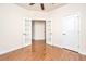 Home office with hardwood floors and french doors at 234 Sea Lavender Ln, Summerville, SC 29486