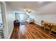 Bonus room with hardwood floors, a sofa, and a daybed at 273 Plantation Ln, Walterboro, SC 29488