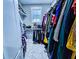 Large walk-in closet with ample hanging and shelving space at 273 Plantation Ln, Walterboro, SC 29488