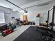 Garage with home gym and storage area at 273 Plantation Ln, Walterboro, SC 29488