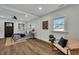 Well-lit bedroom featuring hardwood floors and modern decor at 2943 Alabama Dr, North Charleston, SC 29405