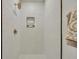 Clean shower with white subway tiles and gold fixtures at 2943 Alabama Dr, North Charleston, SC 29405