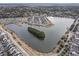 Large lake surrounded by townhouses at 2978 Sugarberry Ln, Johns Island, SC 29455