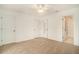Bedroom with ceiling fan and access to a private bathroom at 2978 Sugarberry Ln, Johns Island, SC 29455