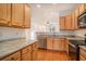 Modern kitchen with granite countertops and stainless steel appliances at 2978 Sugarberry Ln, Johns Island, SC 29455