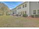 Spacious backyard with patio furniture and ample green space at 3012 Emma Ln, Mount Pleasant, SC 29466