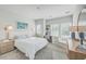 Spacious bedroom with built-in workspace and window seating at 3012 Emma Ln, Mount Pleasant, SC 29466