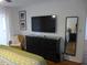 King bedroom with dresser, TV and large mirror at 345 Sea Cloud Cir # 345, Edisto Island, SC 29438