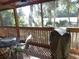 Enjoy the view from this screened porch with outdoor seating and grill at 345 Sea Cloud Cir # 345, Edisto Island, SC 29438