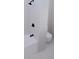 Bathroom with white subway tile and a bathtub at 420 Greenwich St, Mount Pleasant, SC 29464