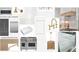Modern kitchen design featuring Wolf range, European white oak flooring, and a farmhouse sink at 420 Greenwich St, Mount Pleasant, SC 29464