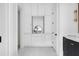 Bathroom with built-in storage and a decorative mirror at 507 Mccants Dr, Mount Pleasant, SC 29464