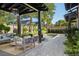 Spacious patio with seating and pool view at 507 Mccants Dr, Mount Pleasant, SC 29464