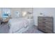 Bedroom with a bed, dresser, and workspace at 553 Trotters Ln, Moncks Corner, SC 29461