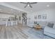 Open concept living room and kitchen with modern design at 553 Trotters Ln, Moncks Corner, SC 29461