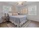 Charming bedroom with neutral decor and a comfortable bed at 7640 Hillview Ln, North Charleston, SC 29420