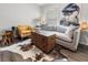 Living room with hardwood floors, comfy seating, and stylish decor at 7640 Hillview Ln, North Charleston, SC 29420