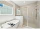Modern bathroom with soaking tub and walk-in shower at 780 Opal Wing St, Moncks Corner, SC 29461