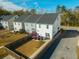 Backyard with patio and seating area, fenced in at 8202 S Antler Dr, North Charleston, SC 29406