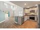 Modern kitchen featuring stainless steel appliances and granite countertops at 9761 Transplanter Cir, Ladson, SC 29456