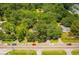 Aerial view of homes and land for sale, showcasing lush green surroundings at 1225 Central Ave, Summerville, SC 29483