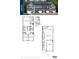 Floor plan showcasing a two-story townhome with two bedrooms and an attached garage at 1077 Crescent Cove Ln, Summerville, SC 29483