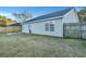 Large backyard with a wooden fence and grass at 124 Pointer Dr, Goose Creek, SC 29445