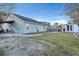 Backyard with patio, shed, and grass at 124 Pointer Dr, Goose Creek, SC 29445