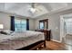 Primary bedroom with hardwood floors and ceiling fan at 124 Pointer Dr, Goose Creek, SC 29445