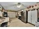 Garage with refrigerator, storage, and workbench at 124 Pointer Dr, Goose Creek, SC 29445