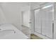 Bathroom with single vanity, shower, and access to bedroom at 145 Clydesdale Cir, Summerville, SC 29486