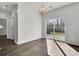 Bright dining room with sliding glass doors leading to the backyard at 145 Clydesdale Cir, Summerville, SC 29486