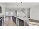 Open concept kitchen with island, stainless steel appliances, and granite countertops at 145 Clydesdale Cir, Summerville, SC 29486