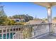 View from balcony showing backyard pool and neighborhood at 1493 Nautical Chart Dr, Charleston, SC 29414