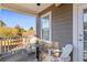 Private balcony with outdoor seating and backyard view at 1493 Nautical Chart Dr, Charleston, SC 29414
