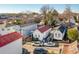 Aerial view of property and surrounding neighborhood at 17 H St, Charleston, SC 29403