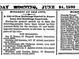 A newspaper clipping detailing new building permits and improvements in June 1893 at 17 H St, Charleston, SC 29403