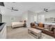 Spacious bonus room features a cozy sitting area and a separate sleeping area at 2021 Codorus Ln, Hanahan, SC 29410