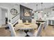 Charming dining area adjacent to kitchen and stairs at 2021 Codorus Ln, Hanahan, SC 29410