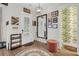 Inviting entryway with large mirror and gallery wall at 2021 Codorus Ln, Hanahan, SC 29410