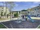 Modern playground with climbing structure and slide at 2021 Codorus Ln, Hanahan, SC 29410