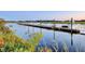 Multiple boat docks on calm waters at sunrise at 2021 Codorus Ln, Hanahan, SC 29410