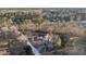 Aerial view of a house on a spacious lot with surrounding trees at 326 Turner Ln, Round O, SC 29474