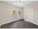 Empty bedroom with dark flooring and ceiling fan at 326 Turner Ln, Round O, SC 29474