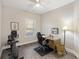 Home office with window, desk, and exercise bike at 326 Turner Ln, Round O, SC 29474
