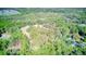 Overhead view of property with surrounding woodlands and neighborhood at 400 Murray Blvd, Summerville, SC 29483