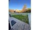 Small fenced backyard with grassy area and patio at 406 Chinquapin Dr, Summerville, SC 29485